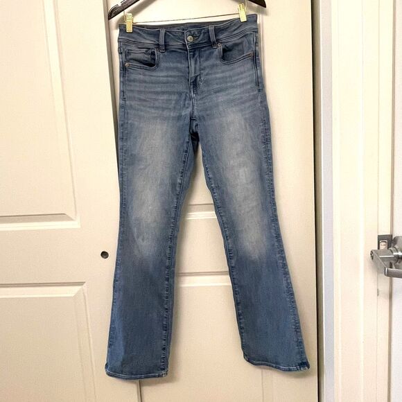 American Eagle Outfitters Denim - American Eagle Women's Stretch Blue Wide Leg Denim Jeans US 8